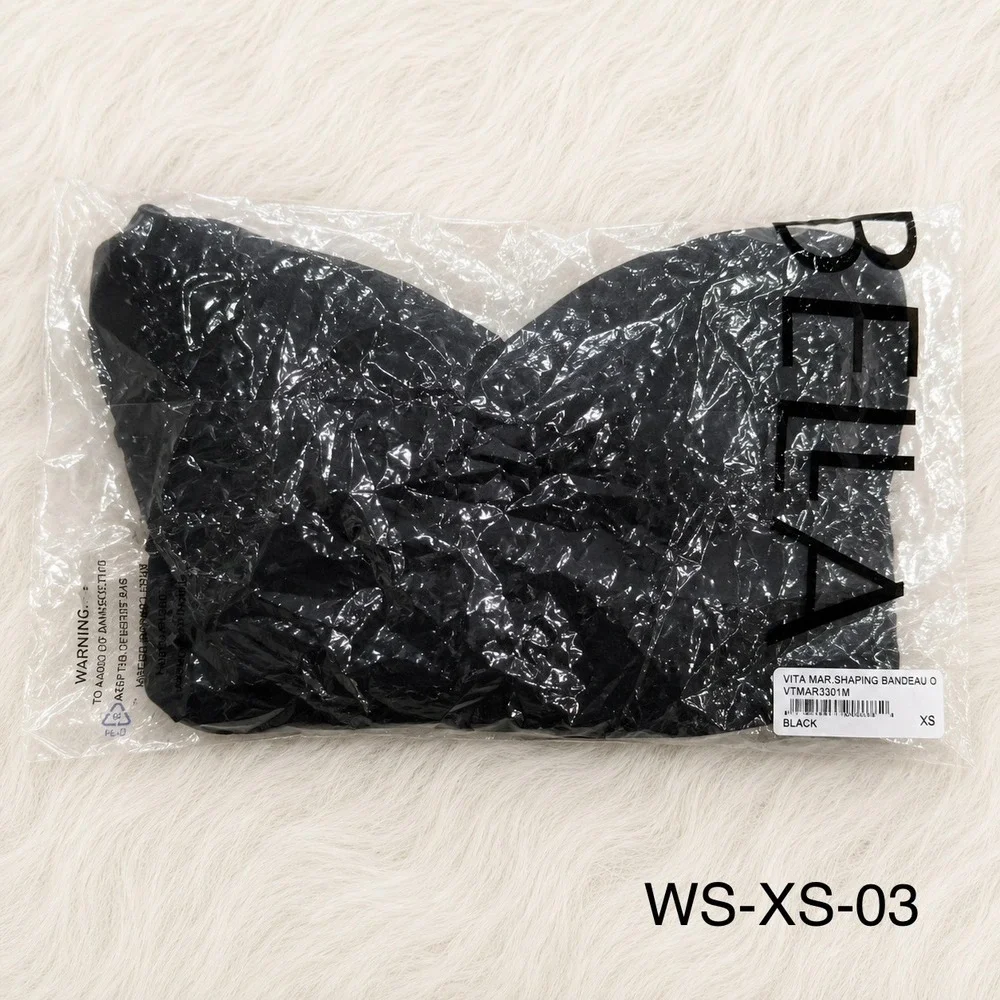 COSABELLA Vita Mar Shaping Bandeau One Piece Swimsuit Black / Size XS - NWT
